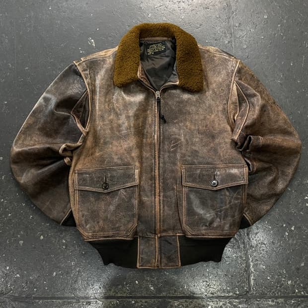 95 캡 클로딩 G-1 플라이트 봄버 자켓