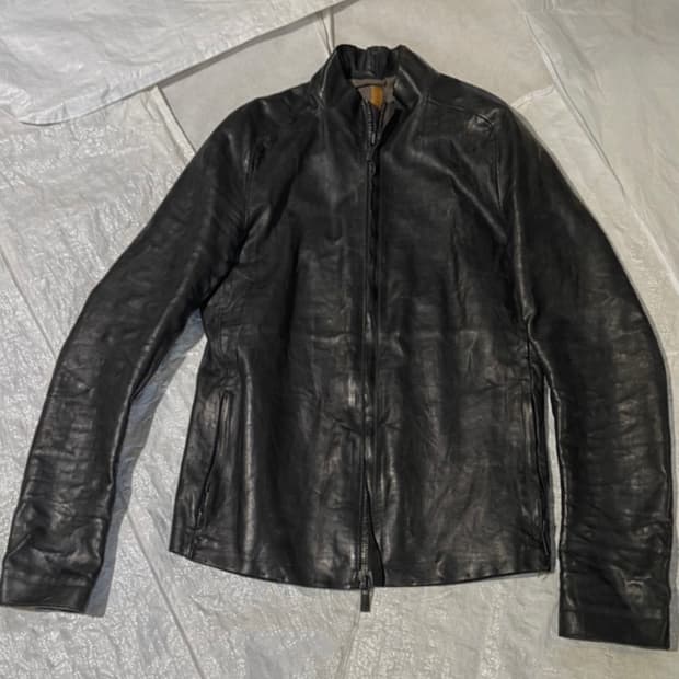Layer-0 x guidi leather jacket