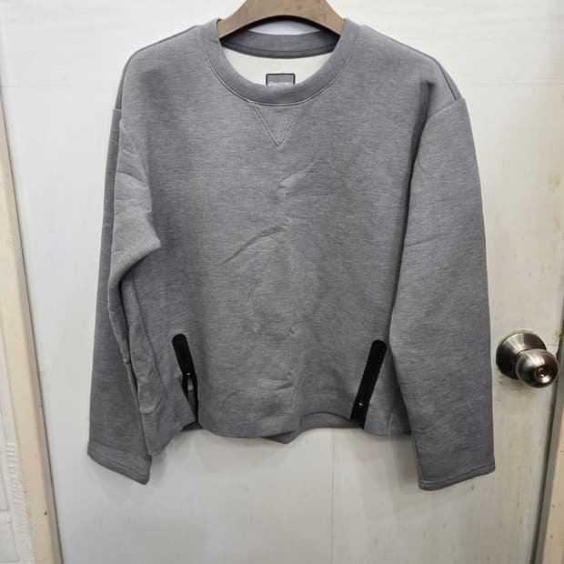 95,M)) Discovery 디스커버리 긴파리셔츠! 지퍼 포인트!~