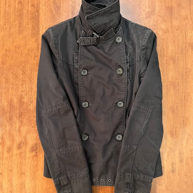 wjk 밀리터리 더블 지퍼 재킷