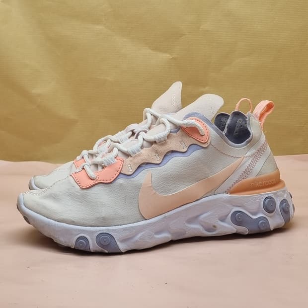 나이키 리액트 엘리먼트55 핑크 운동화 230