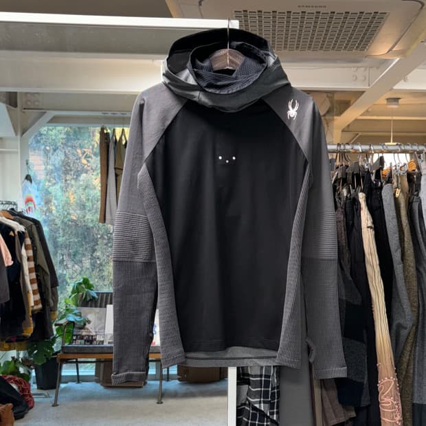 스파이더 하이넥 후디