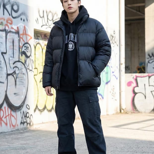 NIKE 나이키 스포츠웨어 리버시블 덕다운 패딩