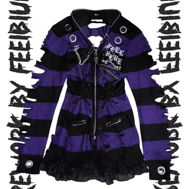 FEELBLUE REWORK 012 – Violet Oath Jacket