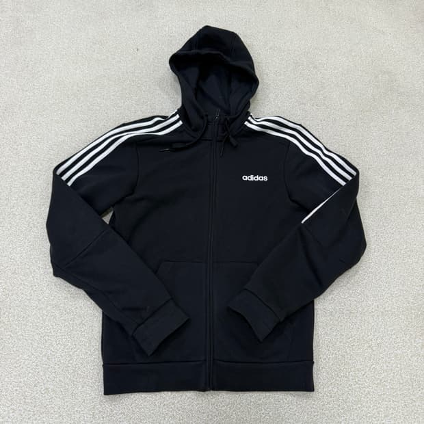 [XL] 아디다스 블랙 후드집업 1231T1
