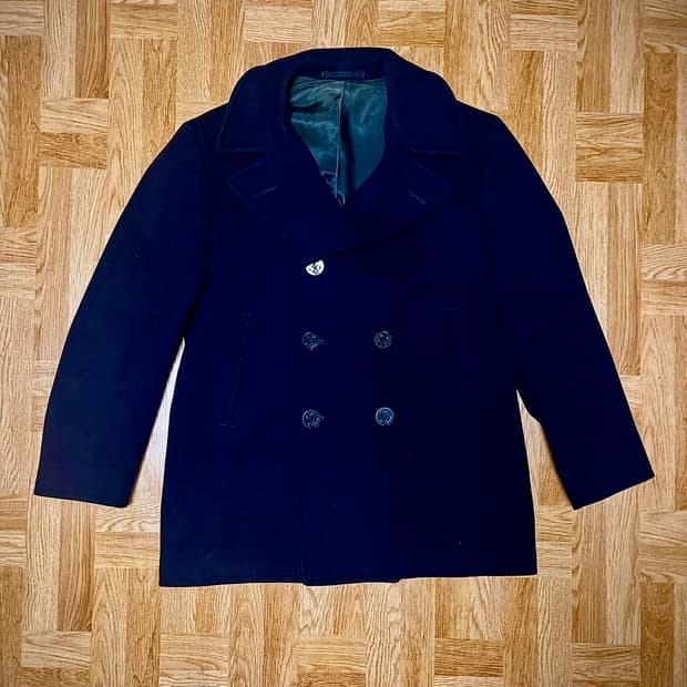 1960s US NAVY ORIGINAL PEA COAT 