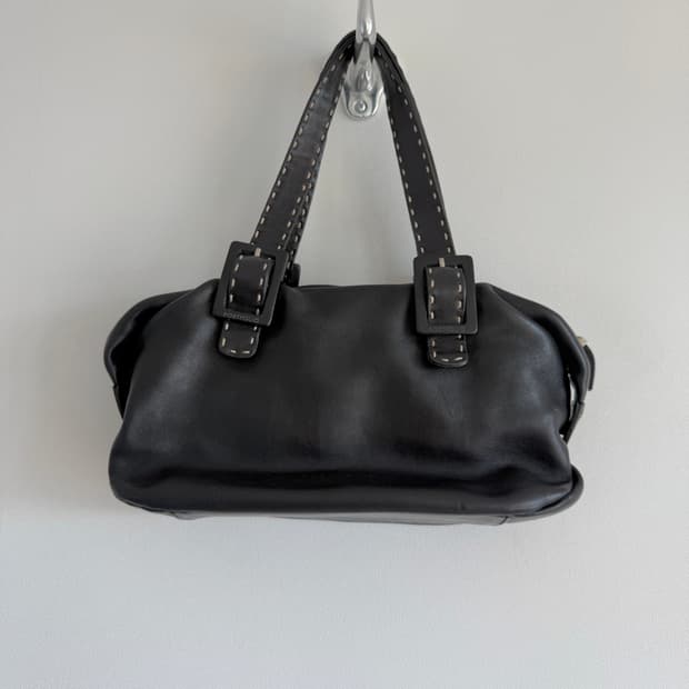 Pre owned 레더 토트백