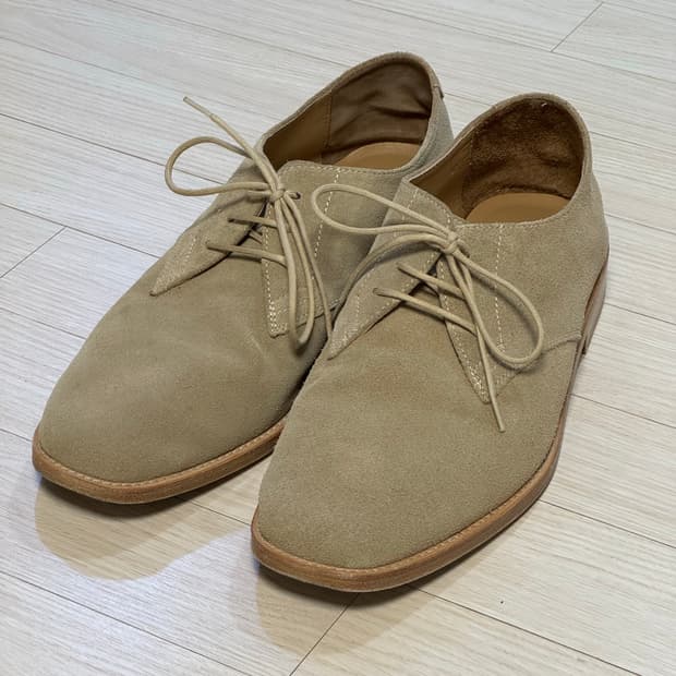 [42] 브라운야드 26ss 스웨이드 더비 슈즈 스톤