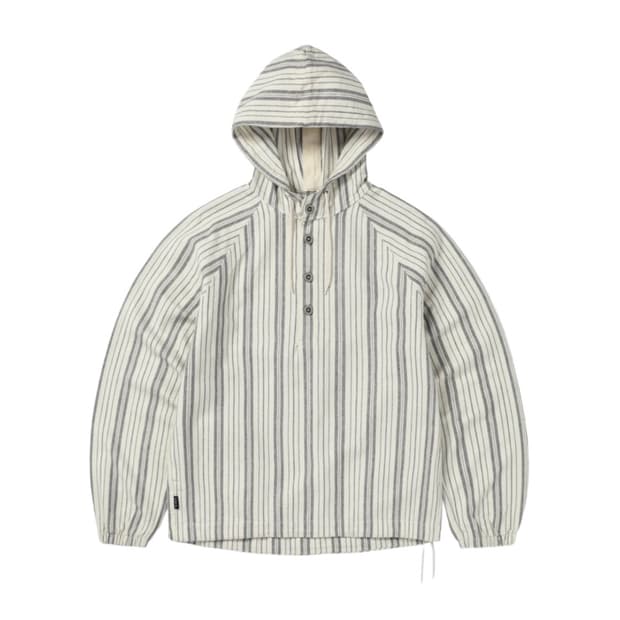 [사이즈교환]디스이즈네버댓 스트라이프 자카드 후드 아이보리 교환구해요