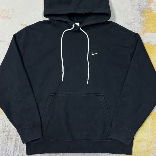 나이키 솔로스우시 후드 블랙 XXL