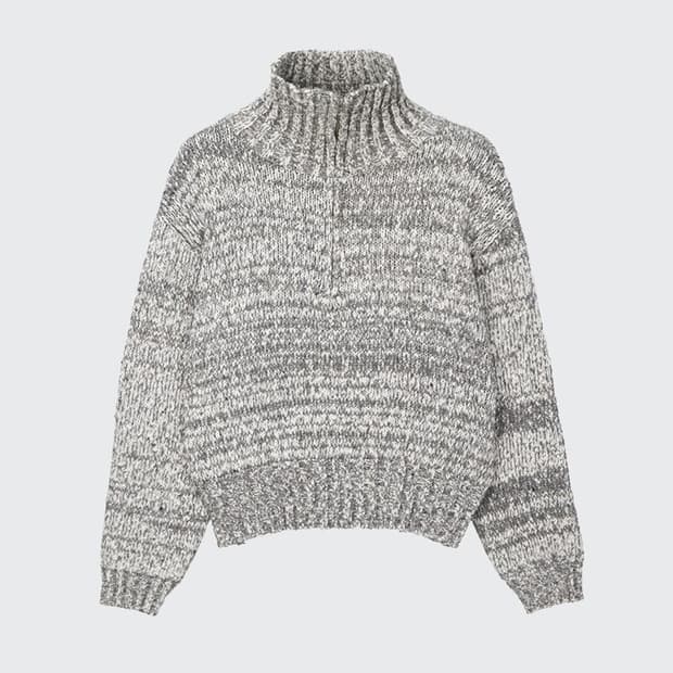 모노하 집업 니트 Zip up Knit
