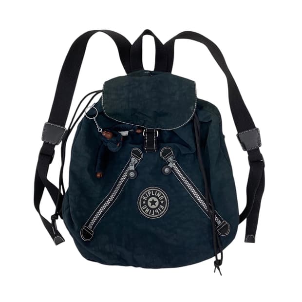 키플링 y2k 네이비 보부상 백팩