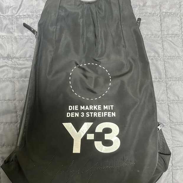 Y-3 로고 백팩 18fw