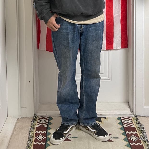 칼하트 wip 말로우 데님팬츠 빈티지 청바지 워크웨어