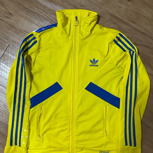 아디다스 브라질 트랙탑 옐로우 판매