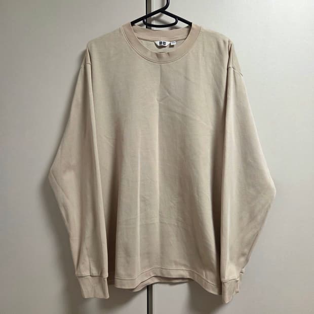 유니클로x르메르 U 에어리즘 긴팔티셔츠 L(100)