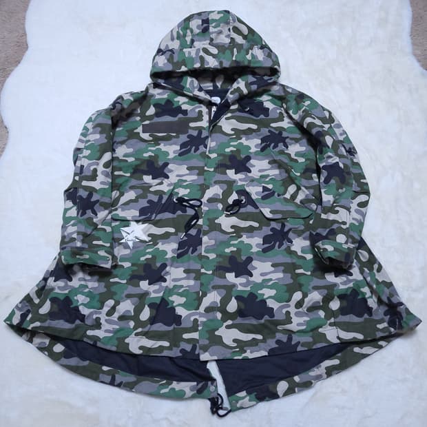 듀엘 카모 여성 야상점퍼 55 0227  뽀샤샤