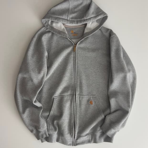 칼하트 그레이 후드집업 M