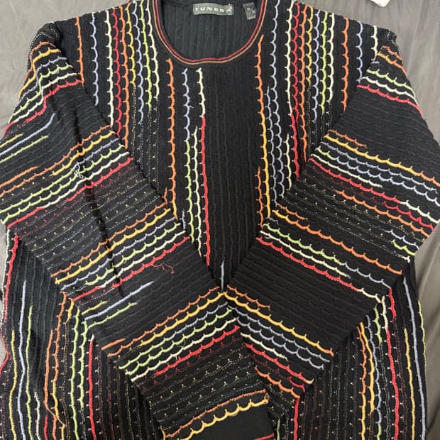 툰드라 tundra 캐나다 니트