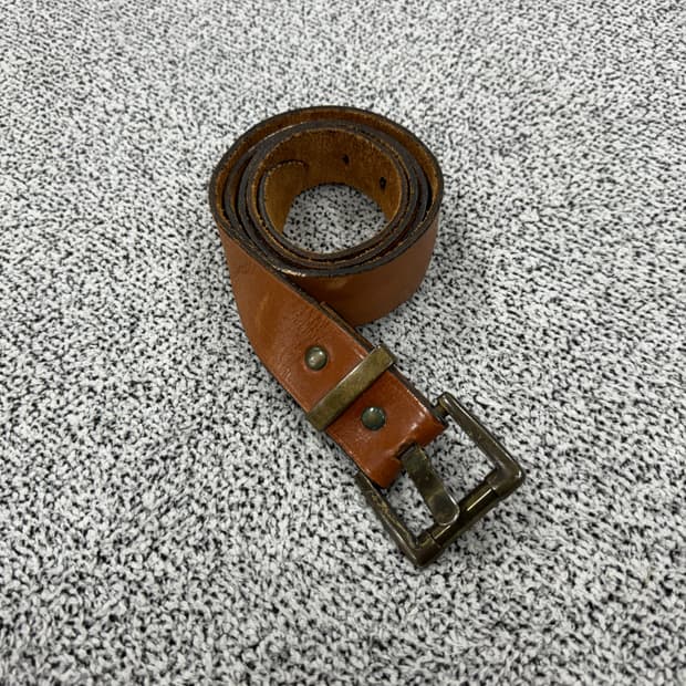 빈티지 아메카지 가죽벨트