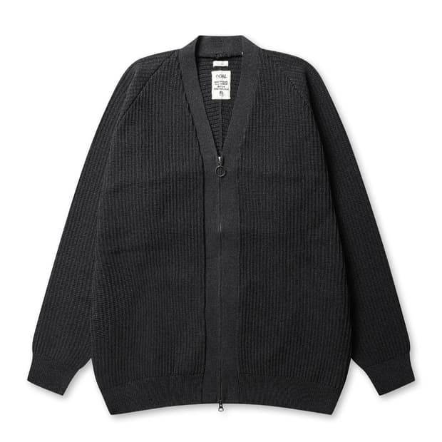나나미카 5G Zip Cardigan 집 가디건 블랙