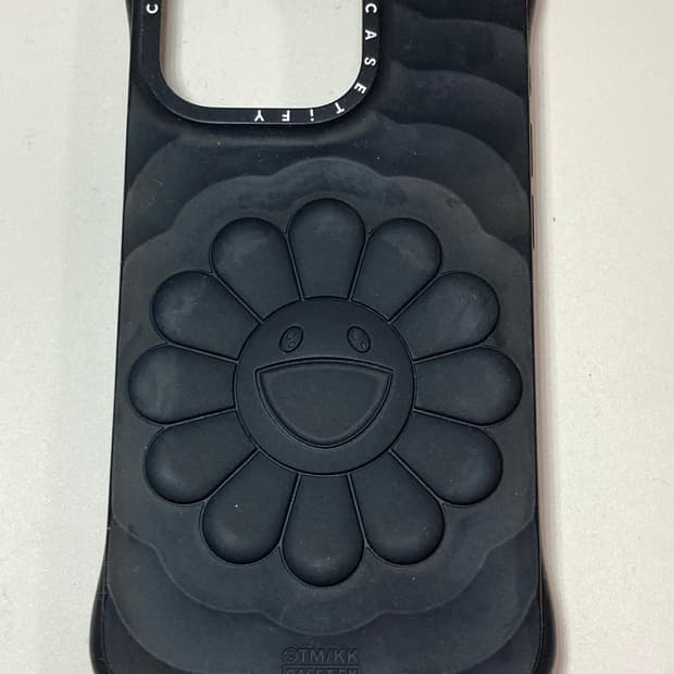 케이스티파이 무라카미 아이폰 16pro 리플 케이스 블랙