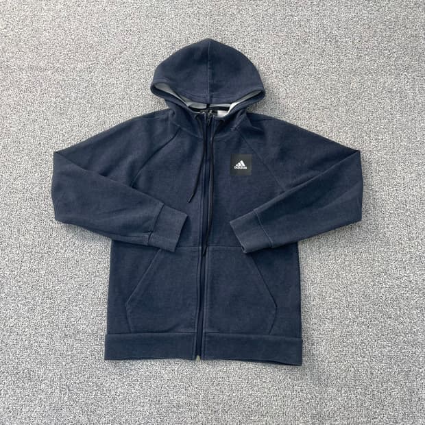 S 아디다스 삼각로고 후드집업 0304S1