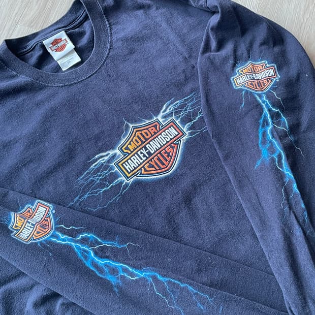 harley davidson long sleeve 할리 라이트닝 롱슬리브