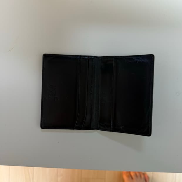 몽블랑 카드지갑 검정색
