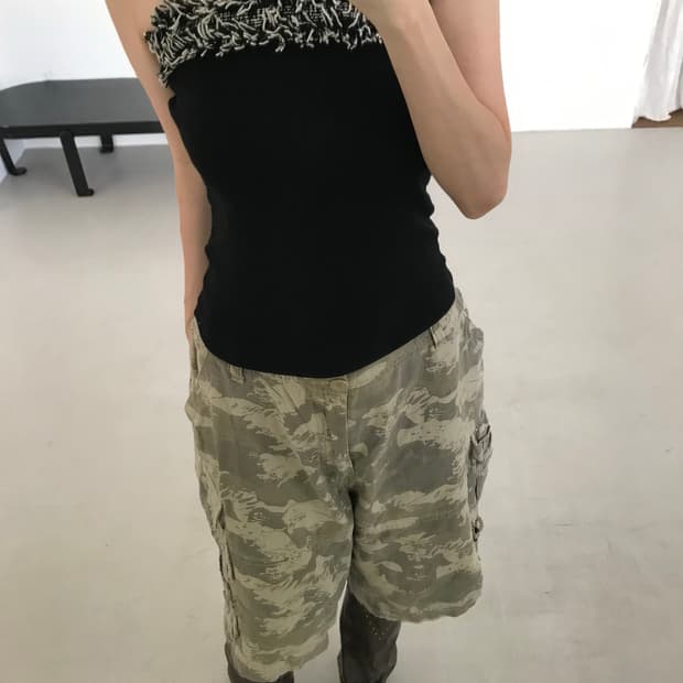 vintage black sleeveless