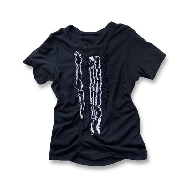 Yohji Yamamoto Deconstructed Stripe 반팔