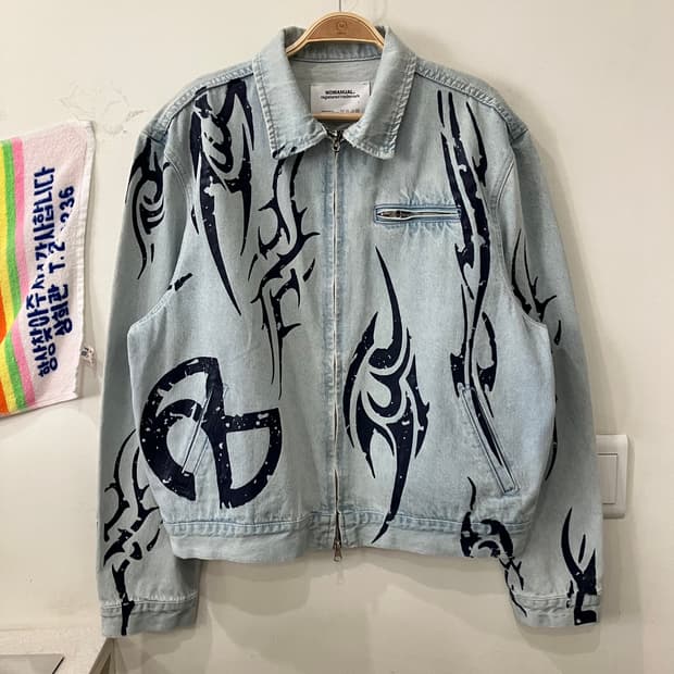 34 노매뉴얼 투웨이 데님 청자켓