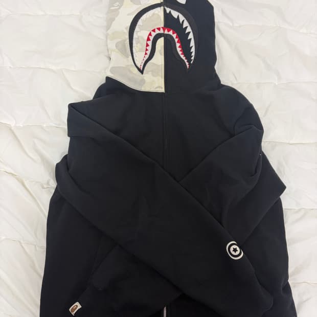 베이프 후드집업 블랙(네고 자유롭게!)