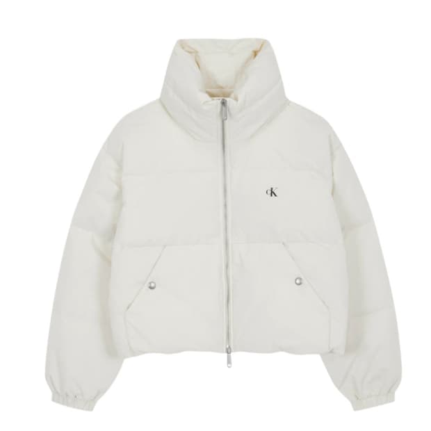 캘빈클라인 여성 볼륨 넥 크롭 다운 푸퍼 XS