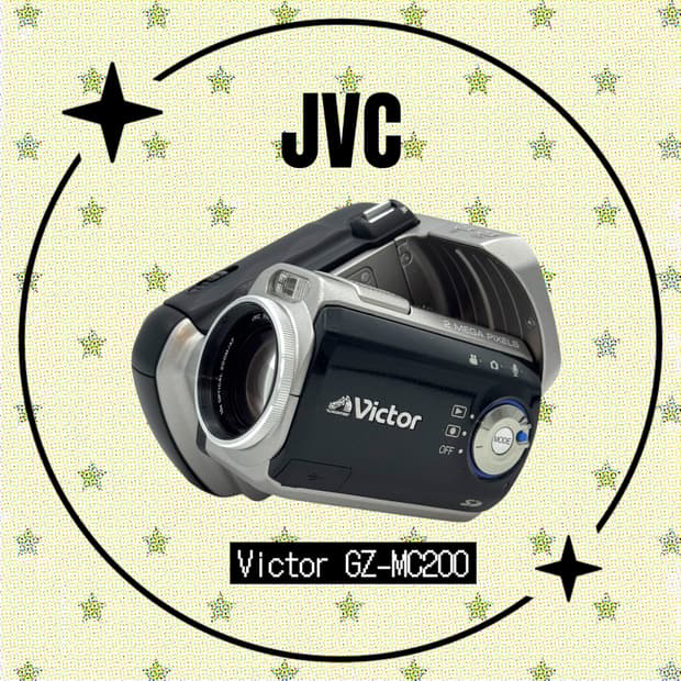 (독특한 디자인🫧)JVC GZ-MC200 빈티지캠코더 캠코더