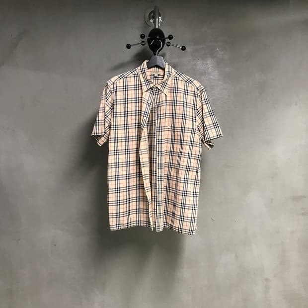 버버리 반팔 셔츠 L