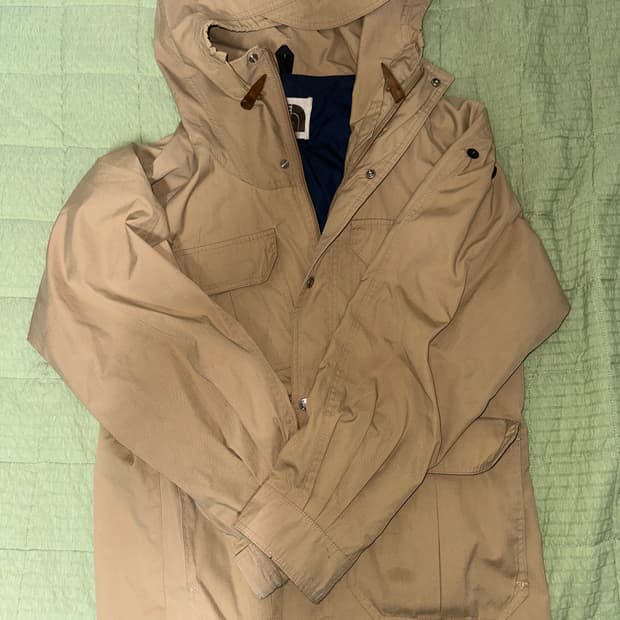 노스페이스 야상 점퍼 떡볶이 베이지