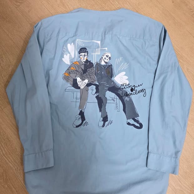 리버클래시 x 레오 게오르기예프 헨리넥 셔츠 105