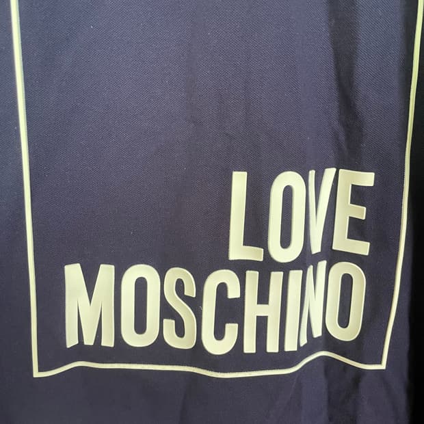 Moschino 빅로고 네이비 롱 PK