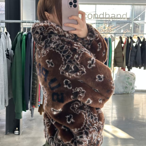 슈프림 21SS 반다나 포우폭스퍼 봄버 자켓