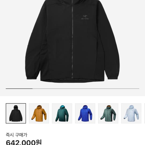 아크테릭스 아톰 후디 7487 m
