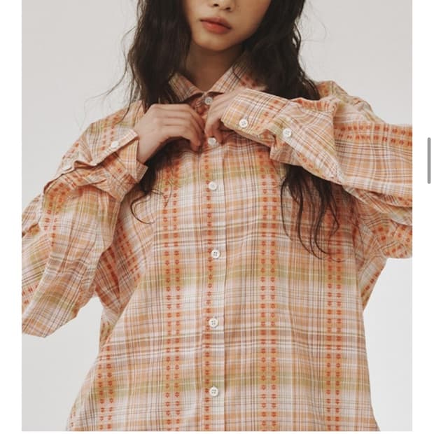 플리즈프로젝트 빈티지 체크 셔츠