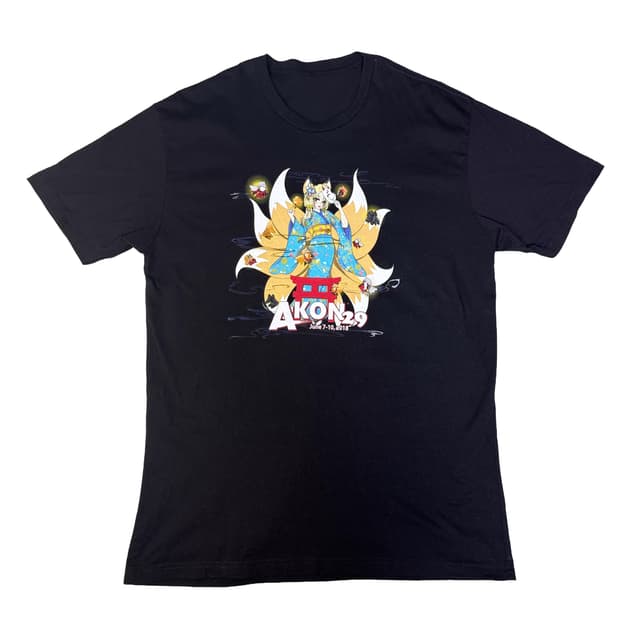빈티지 걸즈몬스터즈 여우아가씨 하늘나리 AKON 프로모션 티셔츠 L