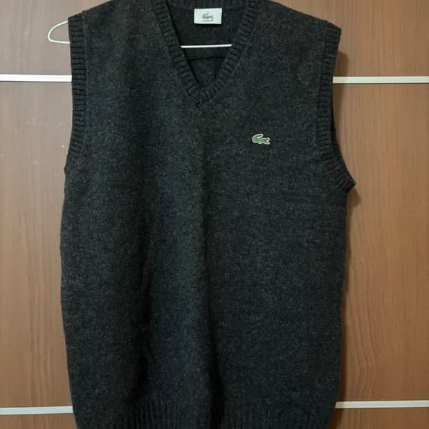 라코스테 빈티지 니트 조끼