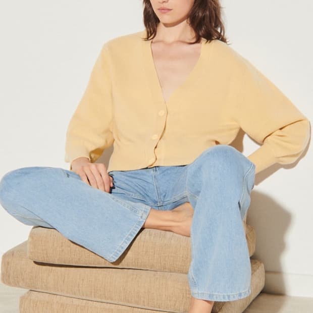 *셋업* 산드로 니트 나시+가디건