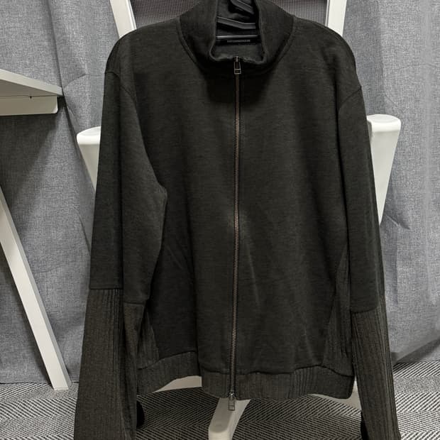 해칭룸 더블 슬리브 트랙 가디건 다크 그린 3size