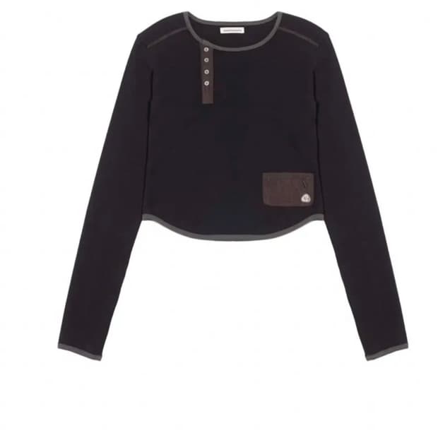 코이세이오 언발란스 롱슬리브 블랙 UNBALANCED LONGSLEEVE