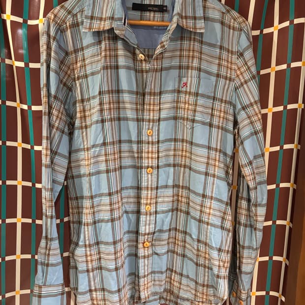 series; 체크 긴팔 셔츠 105