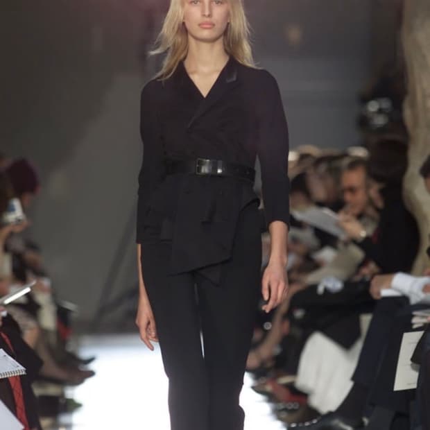 발렌시아가 2001 F/M 르 디스 아카이브 비대칭 슬림 스모킹 자켓