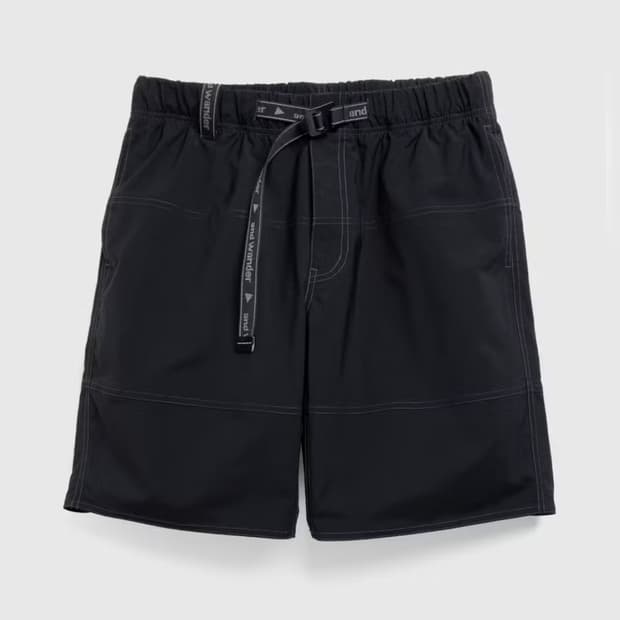 앤드원더 웨이브 쇼츠 블랙 XL